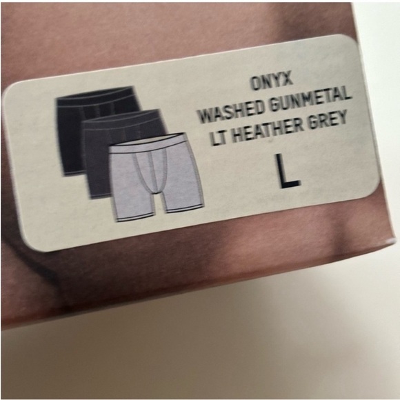 SKIMS Men’s 5” Boxer Brief 3-Pack Heather Multi Size Large New - Picture 7 of 10